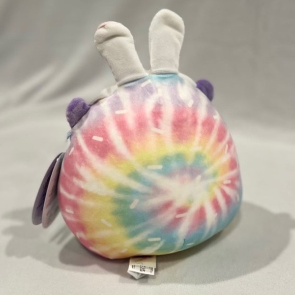 Babette Hedgehog 8” TieDye Squishmallow Easter Bunny Ears BNWT - Picture 2 of 4